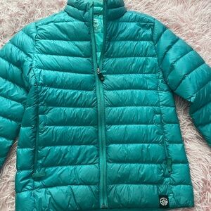 REI Teal Down Puffer Jacket
